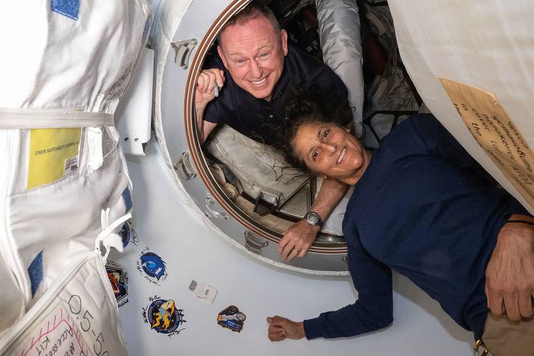 O retorno dos astronautas Suni Williams e Butch Wilmore da Estação Espacial Internacional (ISS) gerou questionamentos do ex-presidente dos Estados Unidos, Donald Trump, e do empresário Elon Musk (Foto: X)