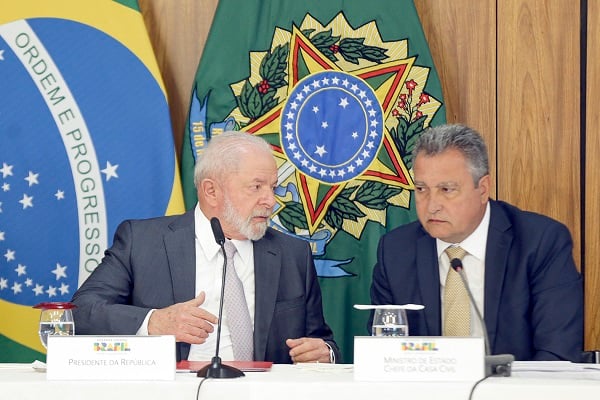 O presidente Luiz Inácio Lula da Silva decidiu reforçar o papel da Casa Civil, liderada por Rui Costa, como eixo central da articulação entre os ministérios (Foto: X)