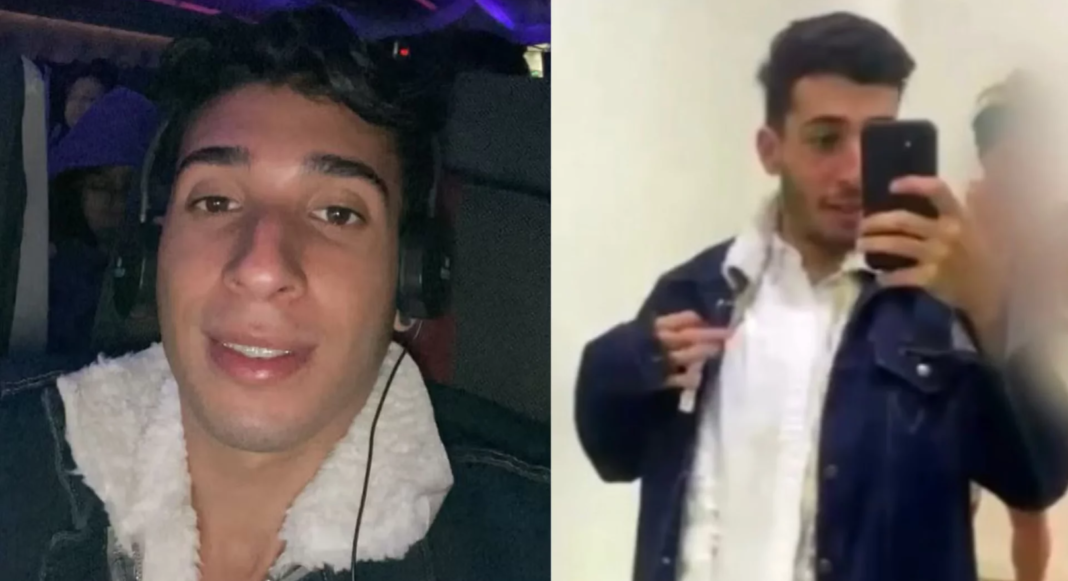 A família de Vitor Daniel Araújo Claudino, de 22 anos, enfrenta momentos de apreensão desde que perdeu contato com o jovem, que viajava sozinho para o Japão (Foto: X)