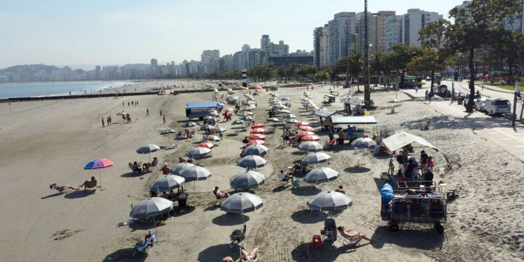 Nos últimos dias, um aumento significativo de casos de doenças diarreicas tem sido registrado em cidades do litoral de São Paulo, como Guarujá e Praia Grande (Foto: X)