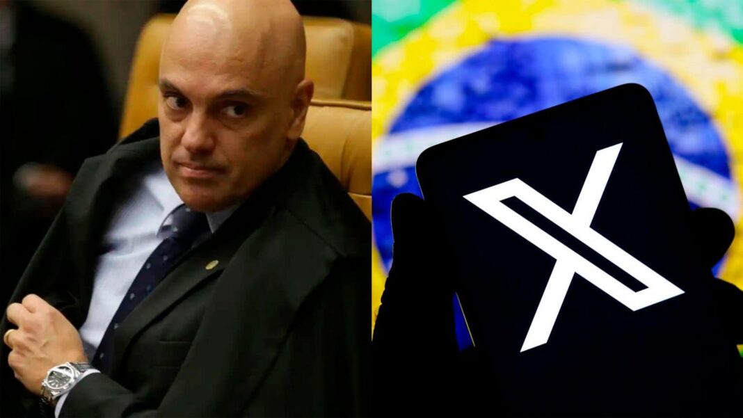 Durante uma palestra na Faculdade de Direito da Universidade de São Paulo (USP) nesta segunda-feira (24), o ministro do Supremo Tribunal Federal (STF), Alexandre de Moraes, fez críticas às grandes empresas de tecnologia (Foto: X)