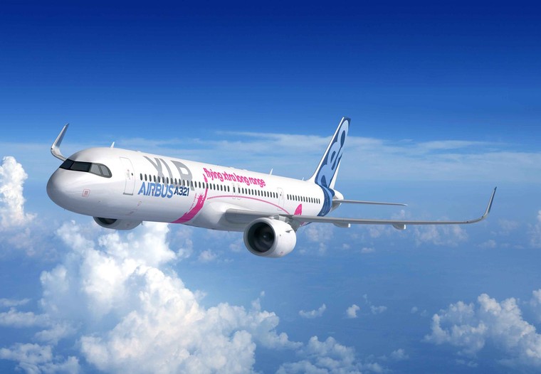 A Airbus aposta no A321XLR, versão de longo alcance da família A321neo, para transformar as operações de voos internacionais (Foto: X)
