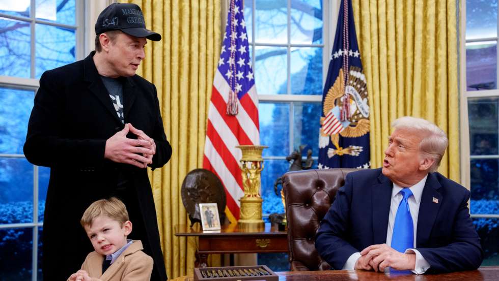 O filho mais novo de Elon Musk, X Æ A-Xii, se tornou o centro das atenções durante uma visita do bilionário à Casa Branca (Foto: X)