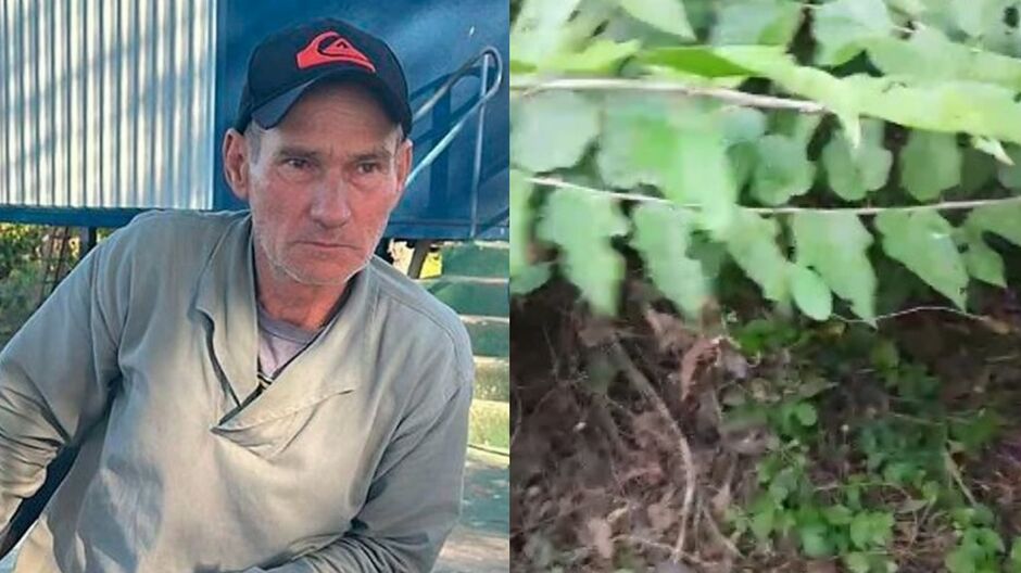 Homem afirma ter seguido intuição divina até o ponto exato onde os restos mortais do parente estavam entre Miranda e Aquidauana (Foto: X)
