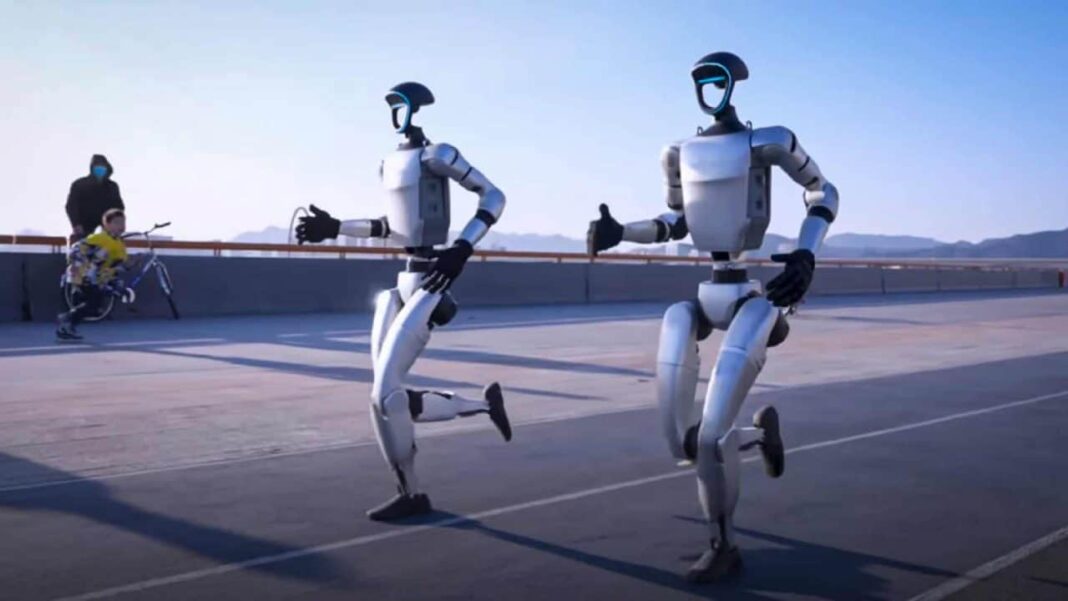 O setor de robótica está em plena expansão na China, especialmente no campo dos robôs humanoides (Foto: X)