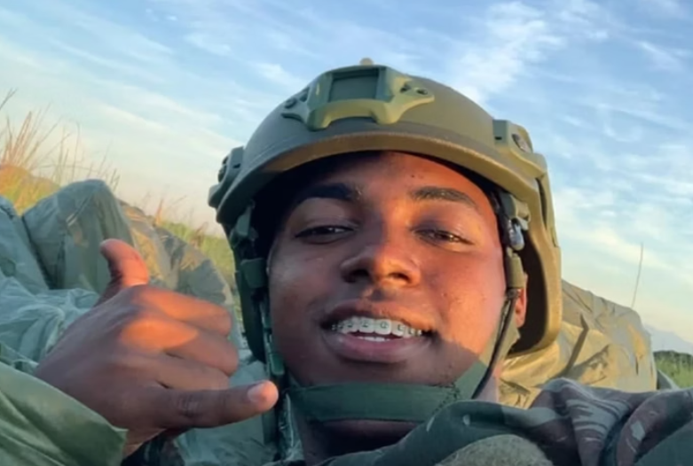 A morte do jovem militar Wenderson Nunes Otávio, de 19 anos, ocorrida dentro de um quartel no Rio de Janeiro, acaba de ter um novo desdobramento (Foto: X)