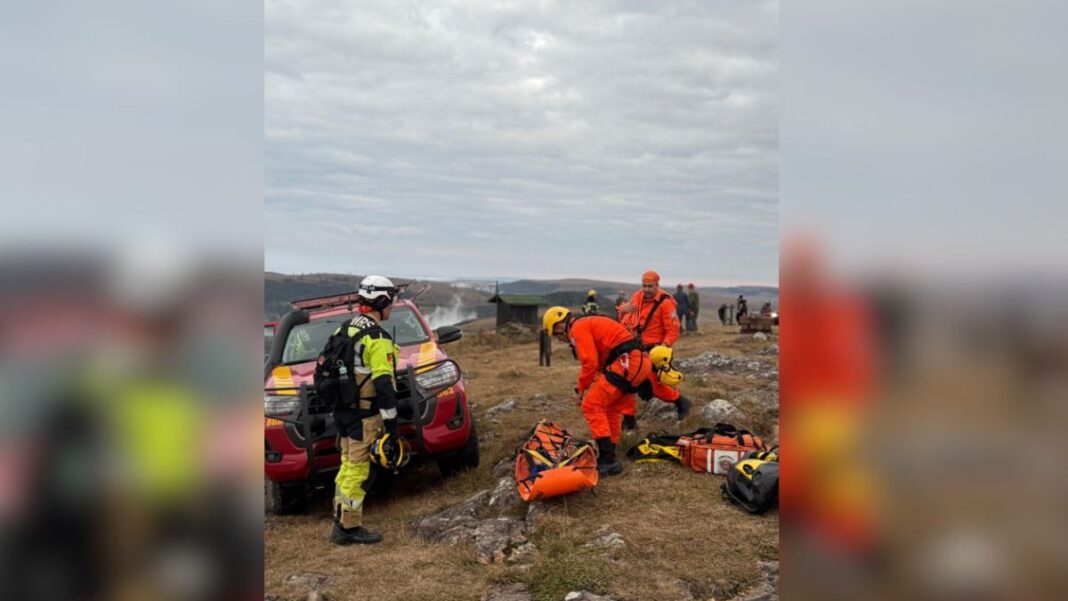 Foi identificada como Bianca Zanella, de 11 anos, a criança que morreu após cair de uma altura de aproximadamente 70 metros no cânion Fortaleza, localizado em Cambará do Sul, na Serra Gaúcha (Foto: X)