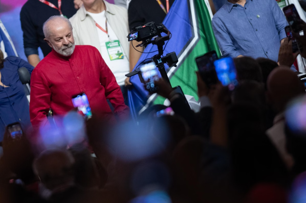 O presidente Luiz Inácio Lula da Silva (PT) vetou integralmente o projeto de lei que previa ampliar de 513 para 531 o número de deputados federais. A decisão foi anunciada neste domingo (3/8) durante evento do PT, em Brasília (Foto: X)