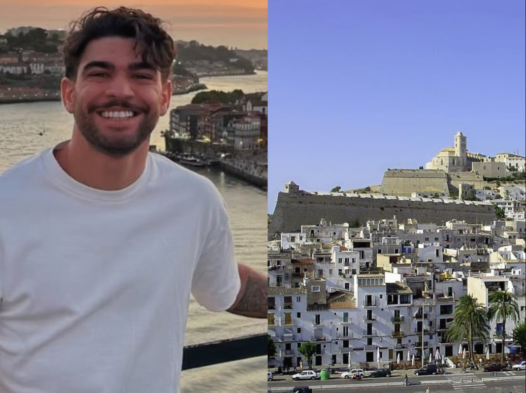 Lucca Cambraia Braga Ferreira, de 26 anos, morreu após cair da sacada de um hotel em Ibiza, na Espanha (Foto: X)