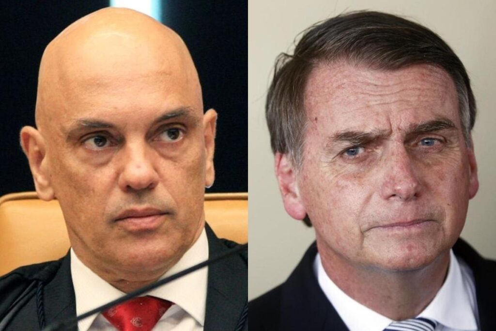 O ministro Alexandre de Moraes, do Supremo Tribunal Federal (STF), determinou nesta terça-feira (26/8) que a Polícia Penal do Distrito Federal realize o monitoramento em tempo integral do ex-presidente Jair Bolsonaro (PL), que cumpre prisão domiciliar em Brasília desde 4 de agosto (Foto: X)