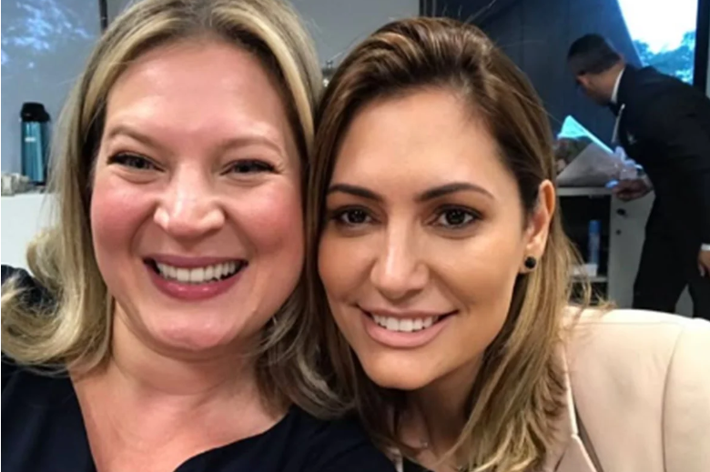 A ex-primeira-dama Michelle Bolsonaro ingressou com uma ação judicial contra a ex-deputada Joice Hasselmann (Foto: X)