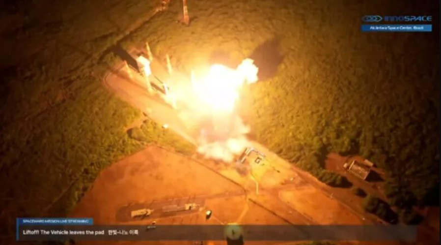 O que deveria marcar um novo capítulo da atividade espacial brasileira terminou em segundos (Foto: X)