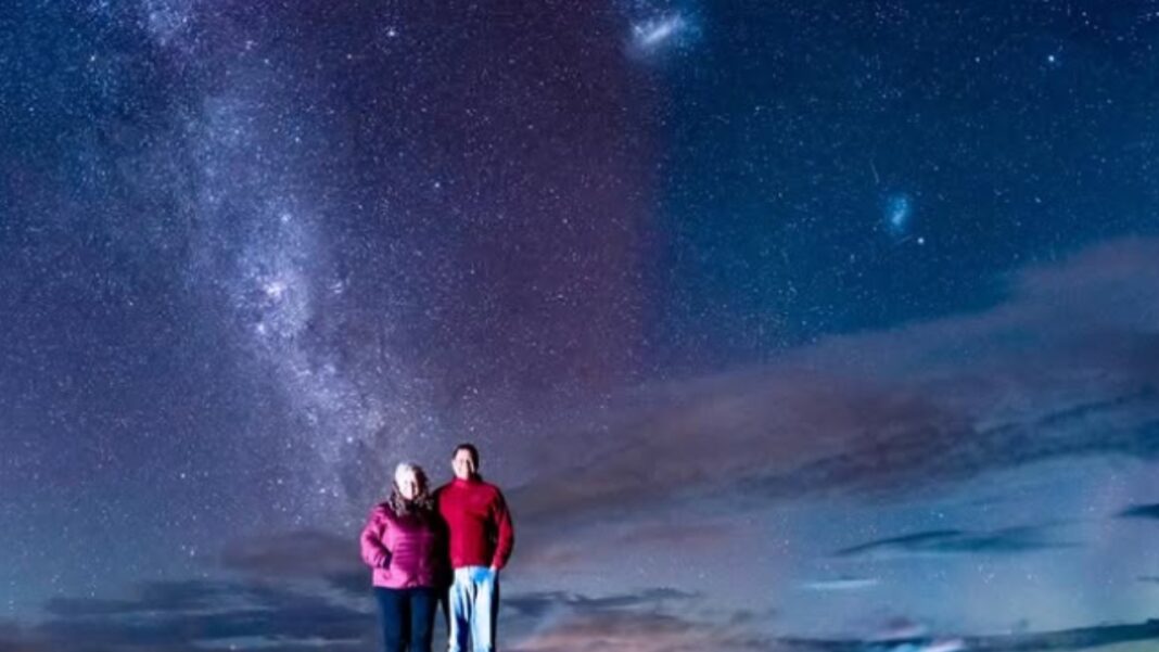 Um fenômeno incomum chamou a atenção de astrônomos e fotógrafos no sul do Brasil nesta semana (Foto:X)