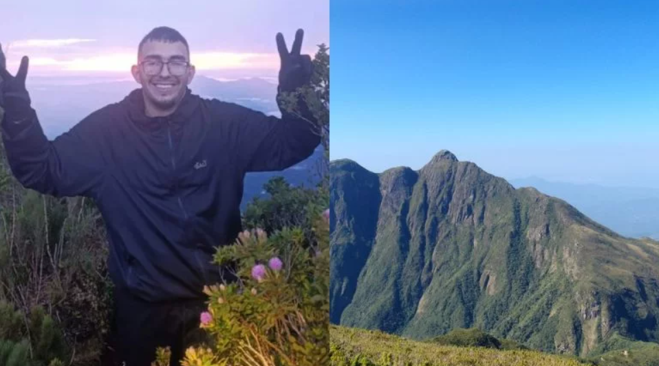 O desaparecimento de Roberto Farias Thomaz, de 19 anos, completa dias sem respostas e levou o Corpo de Bombeiros do Paraná a reformular completamente a operação de resgate no Pico do Paraná (Foto: X)