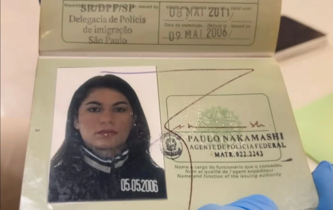 O Consulado-Geral do Brasil em Lisboa confirmou que recebeu, no início de janeiro, um passaporte antigo emitido em nome de Eliza Silva Samudio (Foto: X)