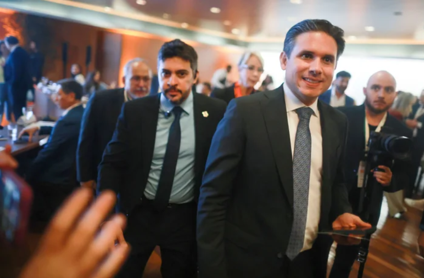 O presidente da Câmara dos Deputados, Hugo Motta (Republicanos-PB), declarou nesta terça-feira (13) que o início da fase de testes da Reforma Tributária, com o lançamento oficial de sua plataforma digital, representa um ponto de inflexão no modelo de arrecadação brasileiro (Foto: X)