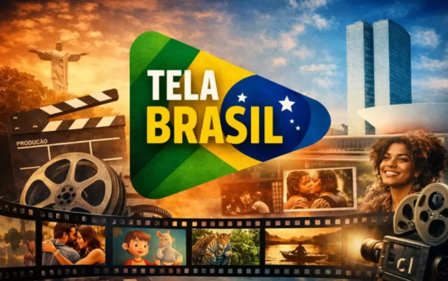 O Tela Brasil funcionar&aacute; no modelo de v&iacute;deo sob demanda (VOD) e ter&aacute; como principal diferencial o acesso gratuito mediante login pelo sistema gov.br (Foto: X)