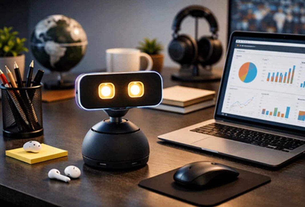 Na CES 2026, feira que abre a temporada de lançamentos de tecnologia em Las Vegas, um acessório pequeno — e bem menos “futurista” do que robôs humanoides — acabou chamando atenção por uma ideia simples: em vez de criar mais um gadget completo, ele aproveita o iPhone que você já tem para virar um assistente de mesa (Foto: X)