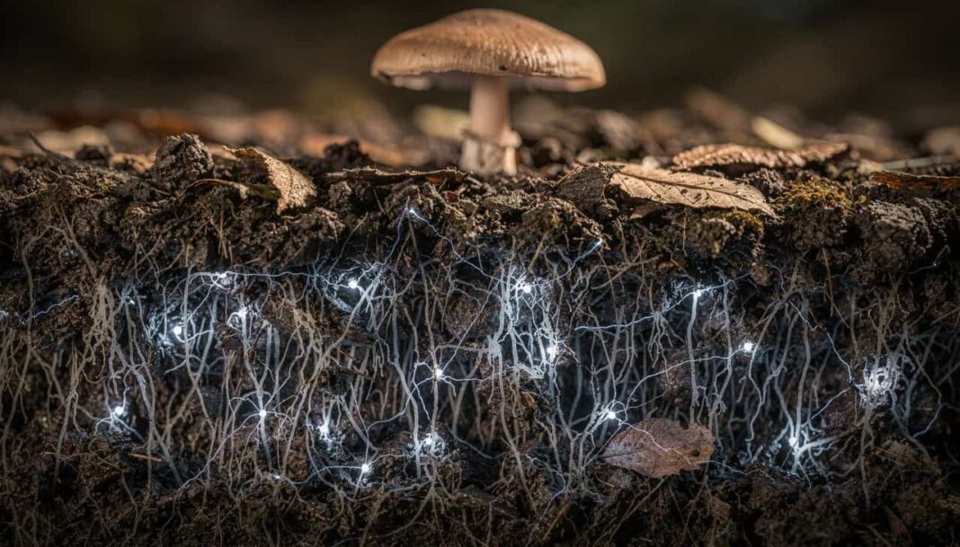 O que acontece sob o chão das florestas está longe de ser silencioso (Foto: X)