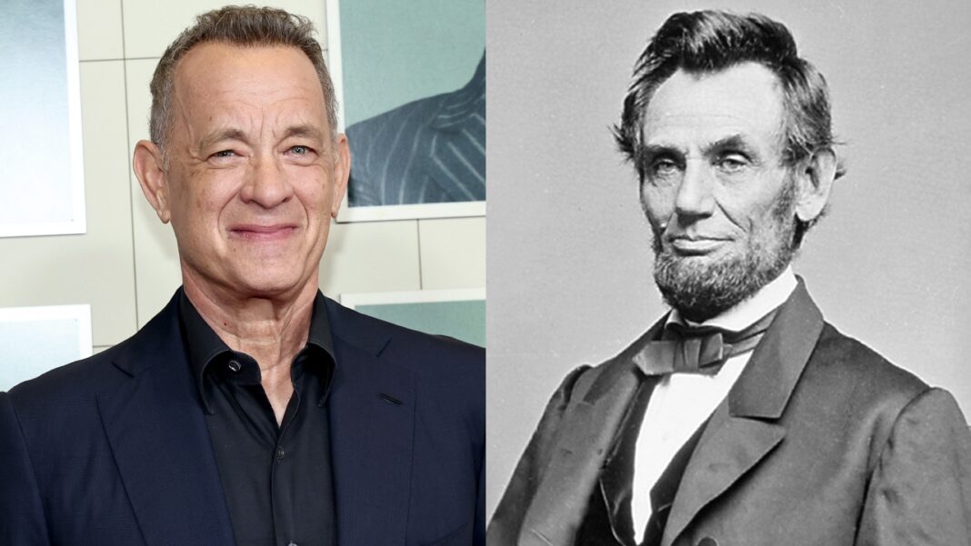 O ator Tom Hanks foi escolhido para interpretar Abraham Lincoln no longa Lincoln in the Bardo, adaptação cinematográfica do romance de George Saunders (Foto: X)