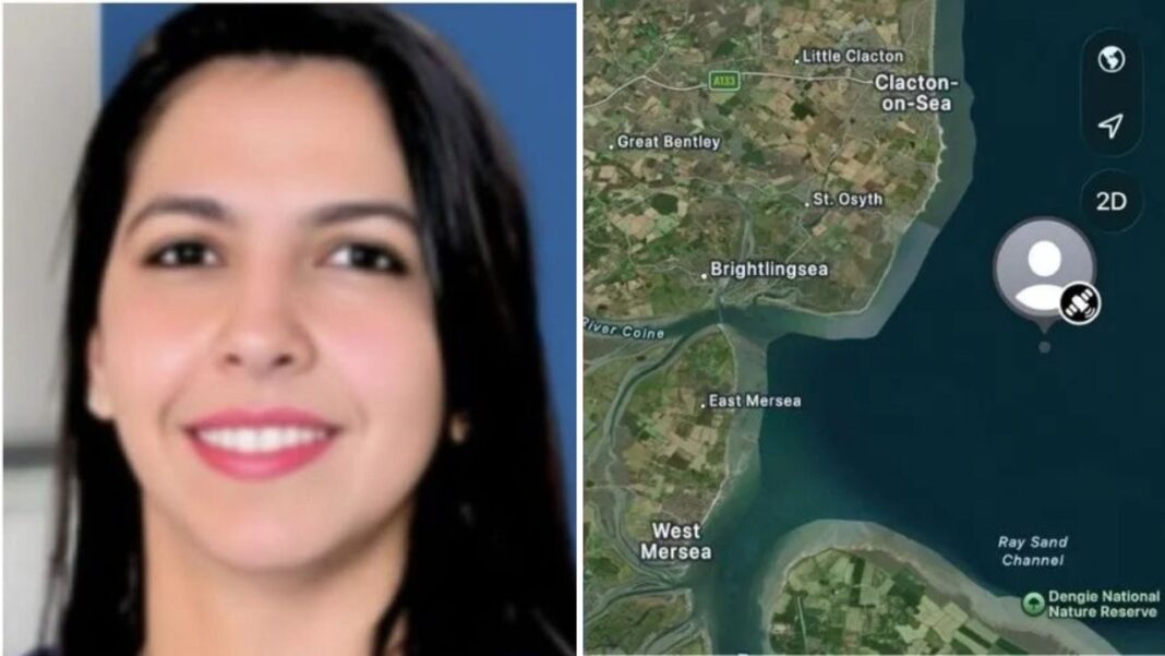 Uma psicóloga brasileira de 30 anos está desaparecida na Inglaterra desde a última terça-feira (3) (Foto: X)