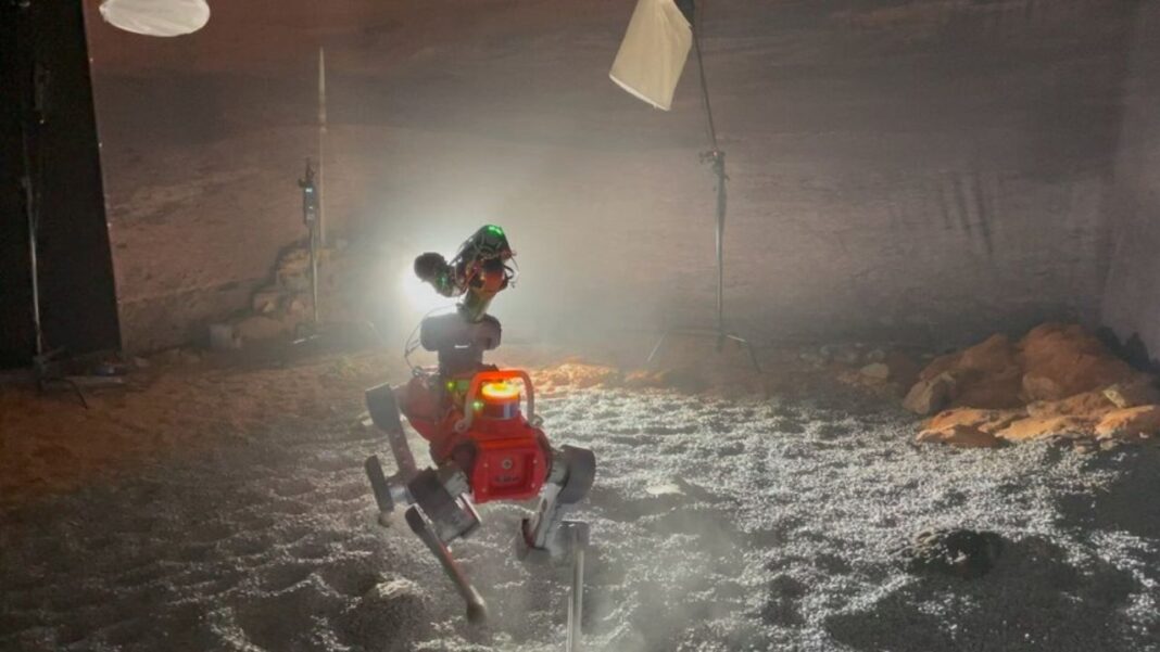 Um novo modelo de robô com pernas pode mudar a forma como a exploração espacial é conduzida nos próximos anos (Foto: X)