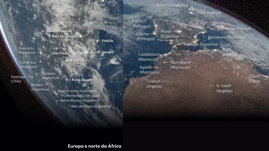 Registros inéditos divulgados pela NASA trouxeram um novo olhar sobre a Terra (Foto: X)