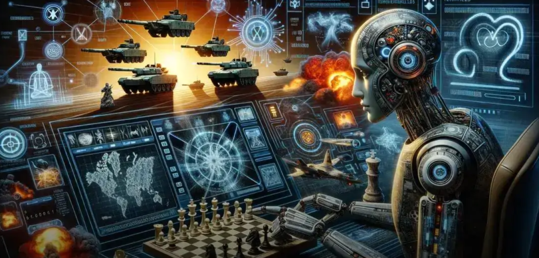 A disputa tecnológica entre grandes potências entrou em um novo patamar com o avanço da inteligência artificial aplicada à guerra (Foto: X)