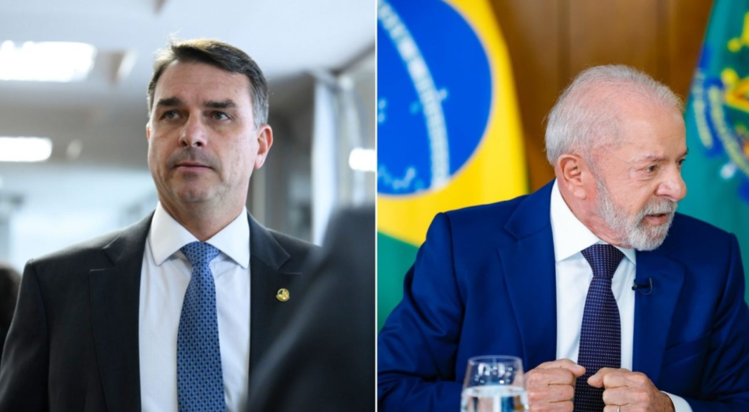 O presidente Luiz Inácio Lula da Silva declarou que aceitaria uma eventual vitória do senador Flávio Bolsonaro nas eleições presidenciais, destacando que a escolha popular deve ser respeitada em qualquer cenário (Foto: X)