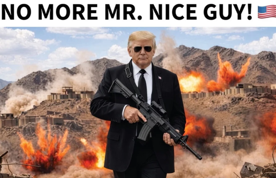O presidente dos Estados Unidos, Donald Trump, voltou a elevar o tom contra o Irã ao divulgar uma imagem criada por inteligência artificial em suas redes sociais (Foto: X)