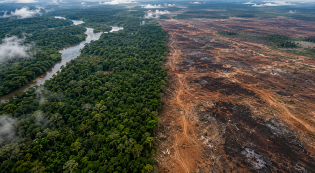 Um novo estudo internacional acendeu o alerta para o futuro da Floresta Amazônica (Foto: X)