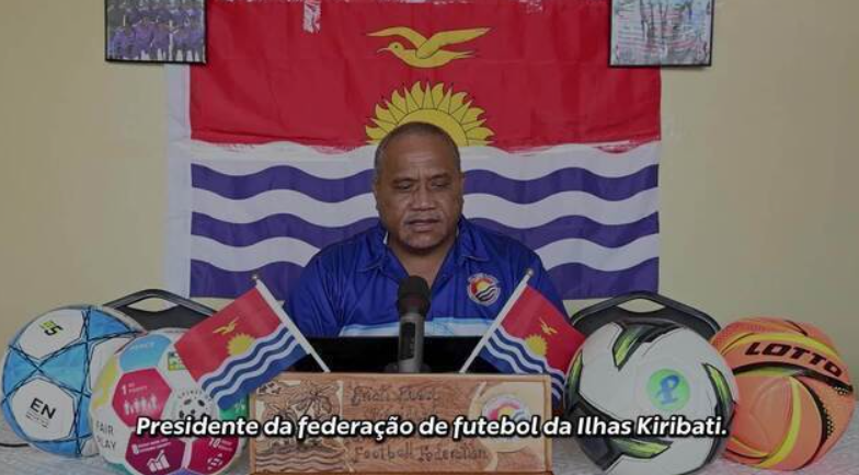 A seleção nacional lançou um apelo à comunidade esportiva internacional em busca de apoio técnico e visibilidade para tentar disputar a Copa do Mundo de 2030, que poderá representar a última grande participação do país em um evento global antes de perder parte significativa de seu território para a elevação do nível do mar (Foto: X)