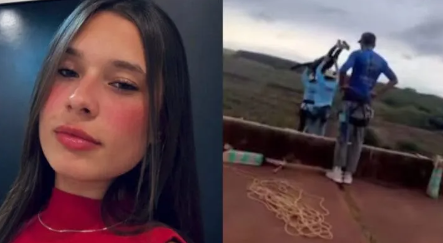 Às 7h30 do sábado (13), Maria Eduarda Rodrigues de Freitas publicou uma foto na Ponte do Esqueleto, no interior de São Paulo, com uma legenda bem-humorada: 