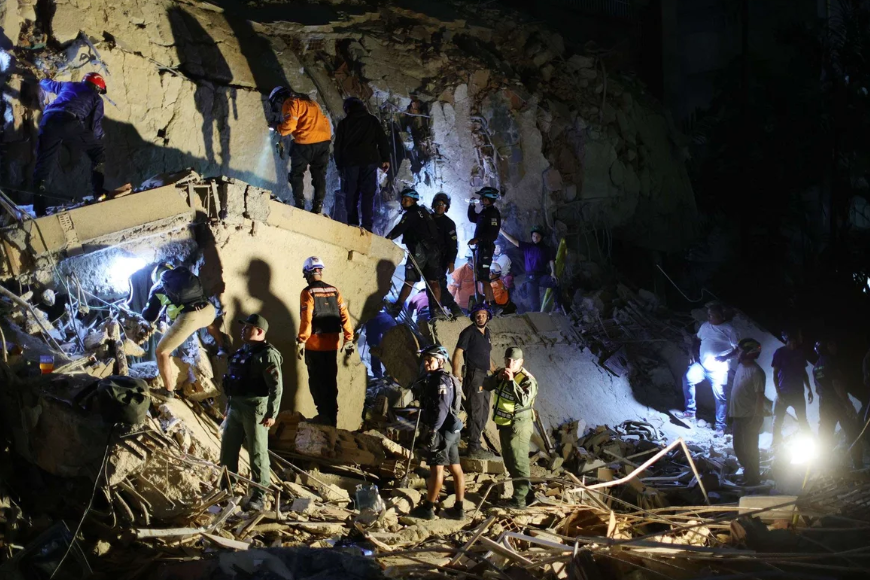 O número de vítimas dos fortes terremotos que atingiram a Venezuela na quarta-feira (24) subiu para 164 mortos e 971 feridos, segundo balanço divulgado pela presidente interina da Venezuela, Delcy Rodríguez (Foto: X)