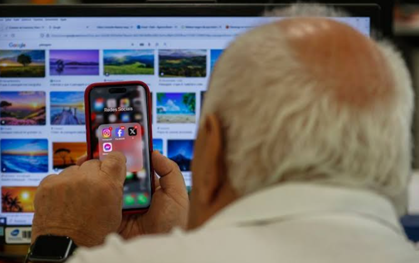 O acesso à internet no Brasil atingiu um novo recorde em 2025. (Foto: X)