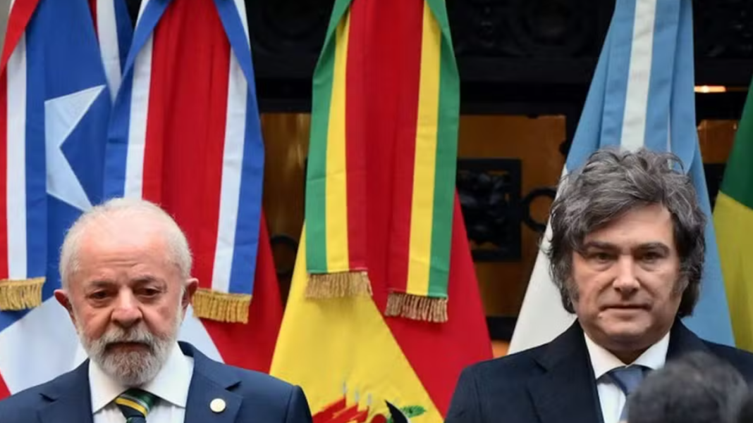 A relação entre Brasil e Argentina atravessa um novo momento de tensão diplomática após a visita do presidente argentino, Javier Milei, a São Paulo no último fim de semana (Foto: X)
